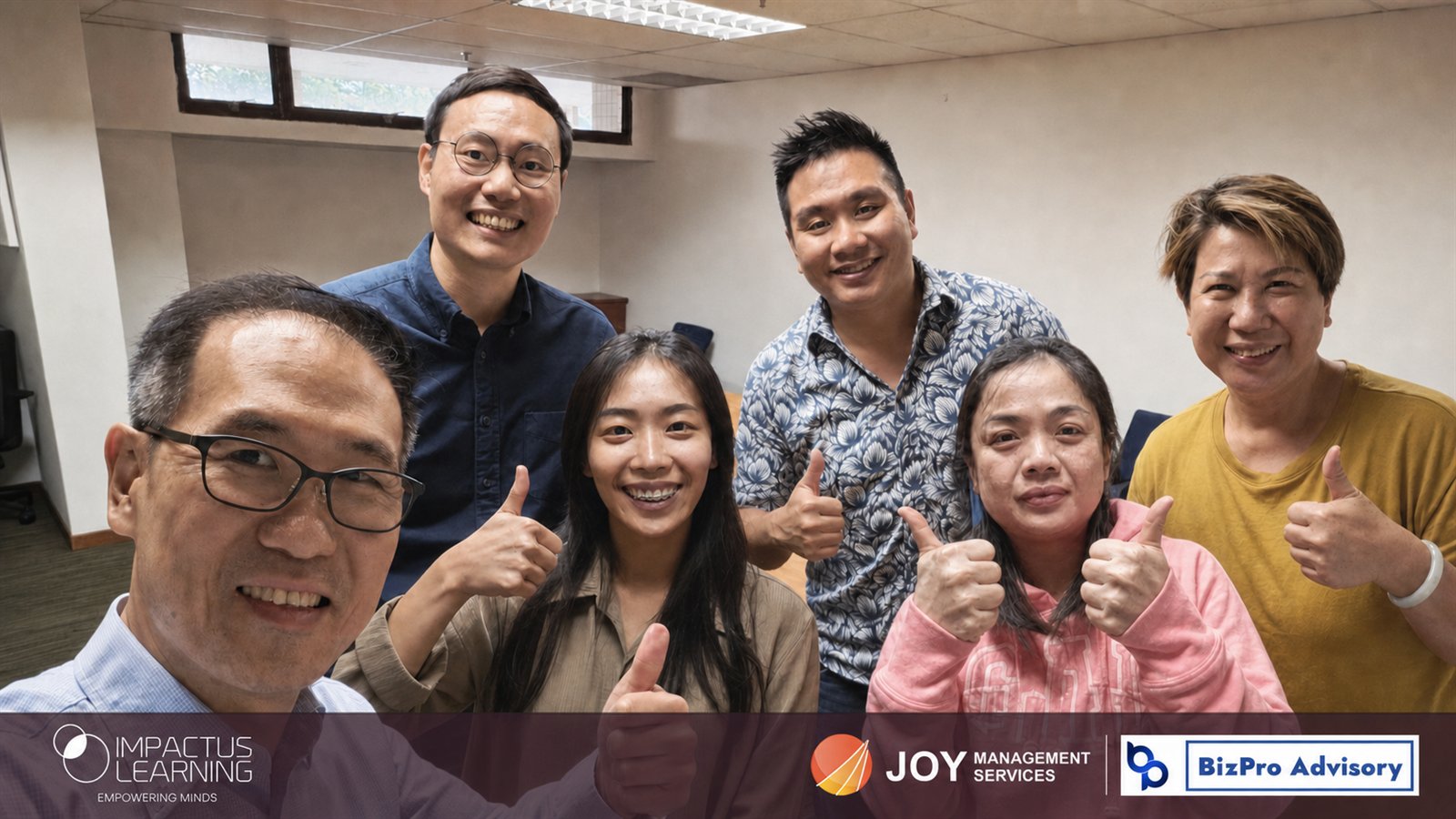 The Joy Management Services and BizPro Advisory team after their full-day Claude programme